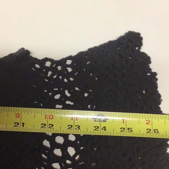 LANE BRYANT CROCHETED BLK MIDI 18/20 - Picture 5 of 7